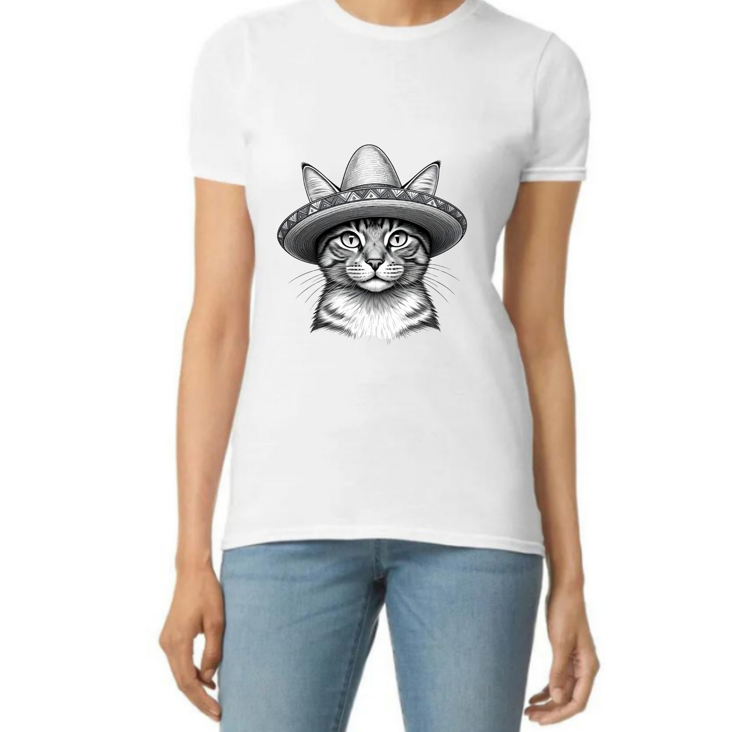 Cat Sombrero T-Shirt