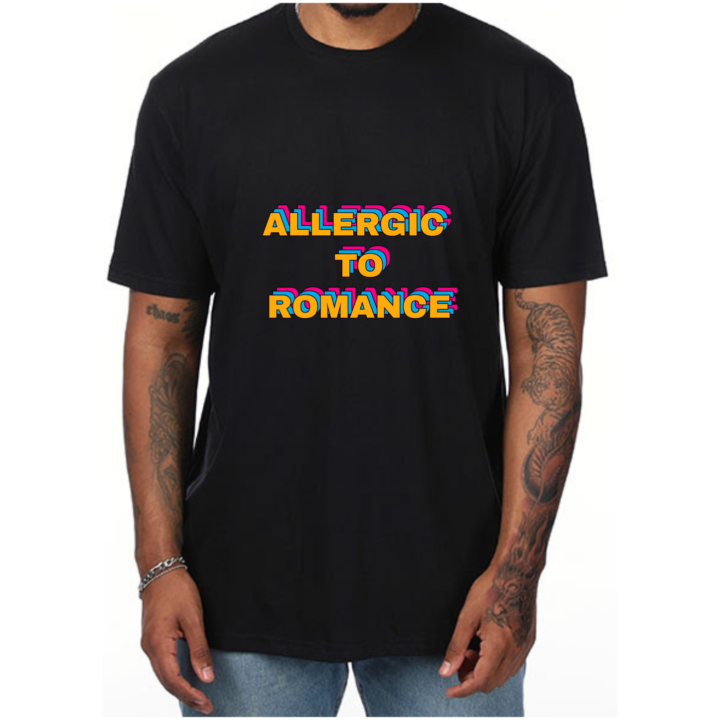 Allergic to Romance? Funny Anti-Valentine's Day T-Shirt