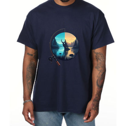 Hunting and Fishing World Traveler T-Shirt - Vibrancy GG