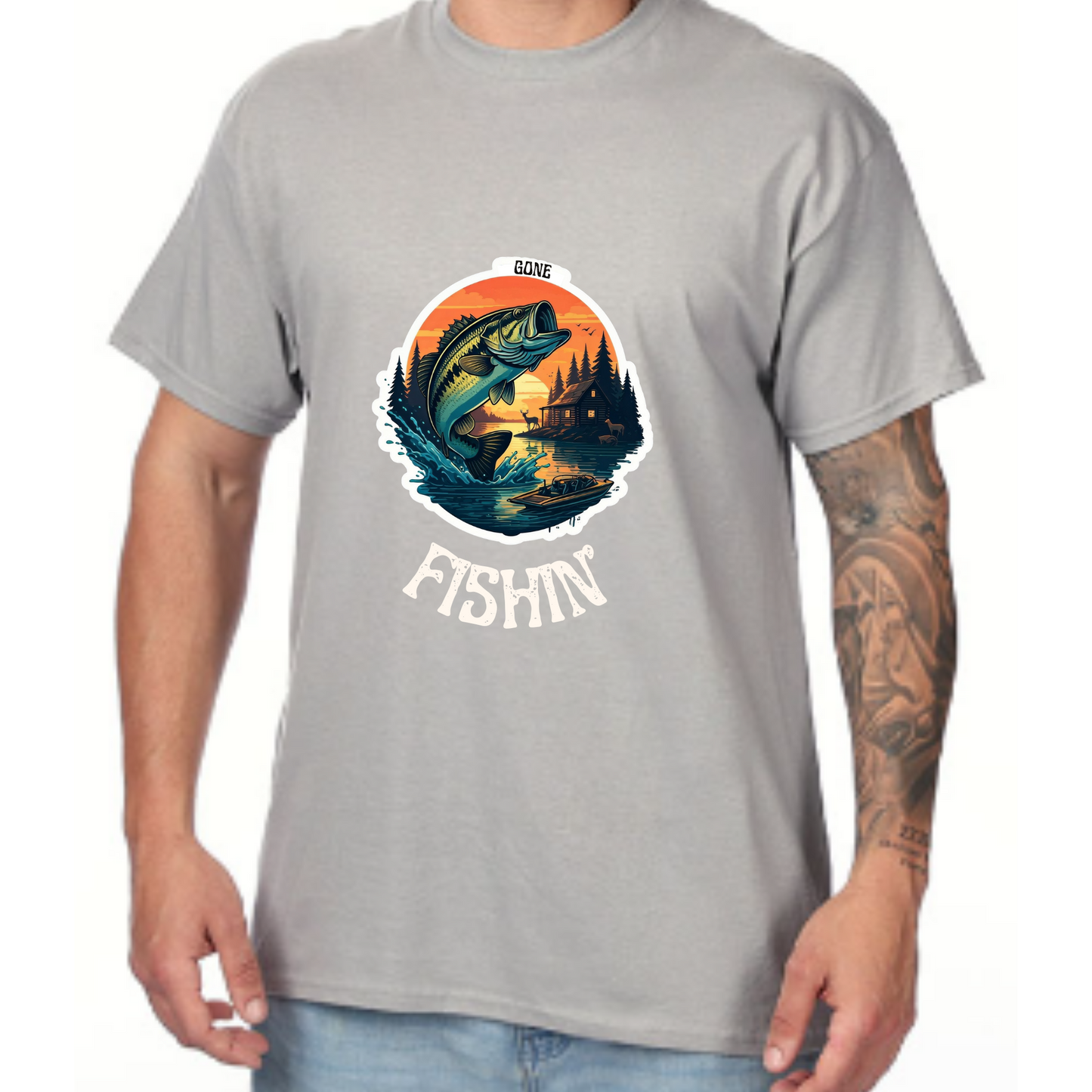 Gone Fishin' T-Shirt – Perfect for Fishing Enthusiasts