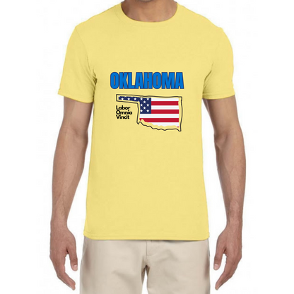 Oklahoma T-Shirt - Local Pride, Unique Style - For Men and Women - 100% Cotton - VibrancyGG