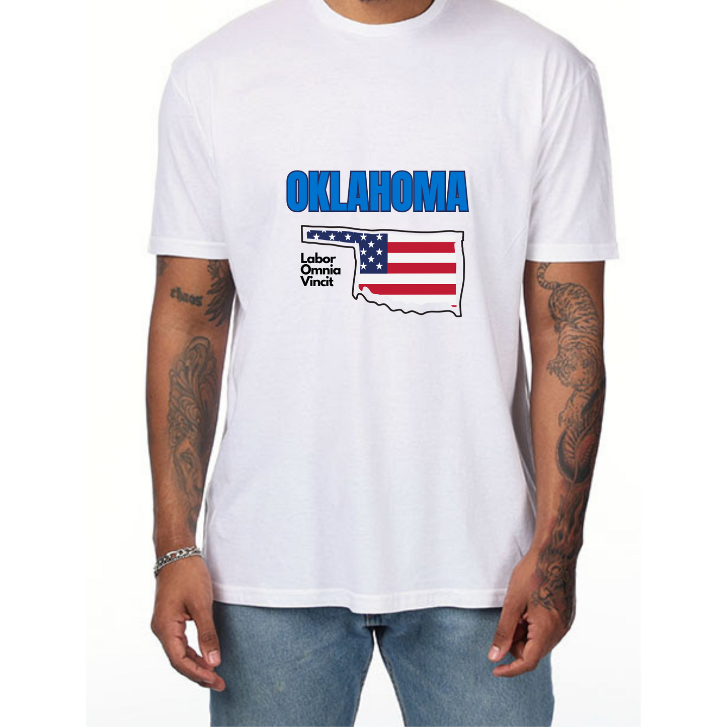 Oklahoma T-Shirt - Local Pride, Unique Style - For Men and Women - 100% Cotton - VibrancyGG